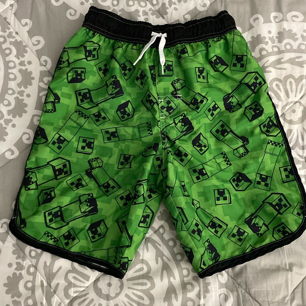 Minecraft Kids Swim Trunks Size M